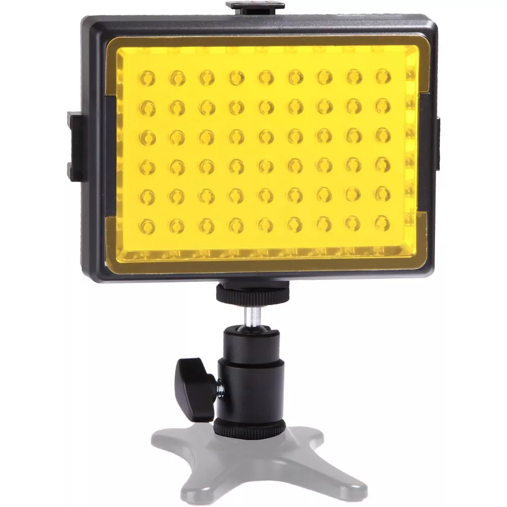 On-Camera LED Video Light Panel with Tunable Color Temperature