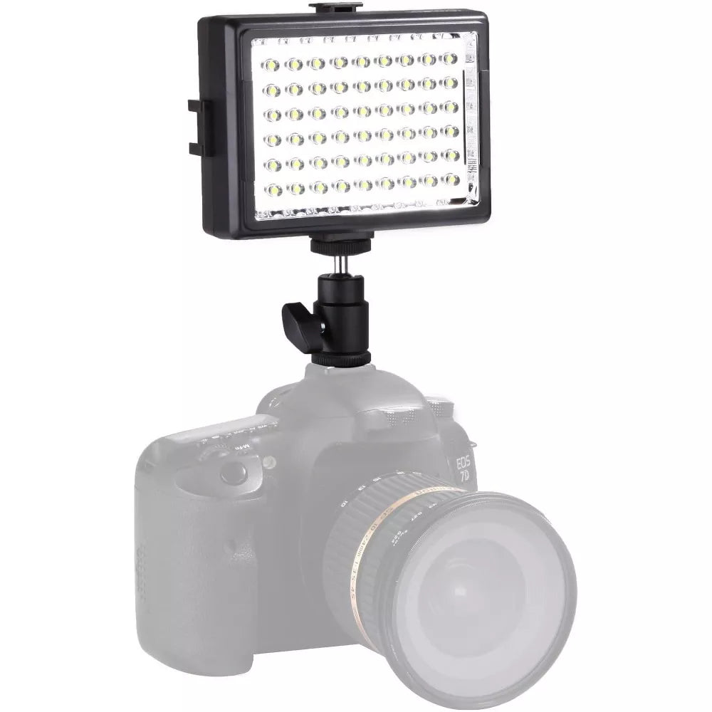 On-Camera LED Video Light Panel with Tunable Color Temperature