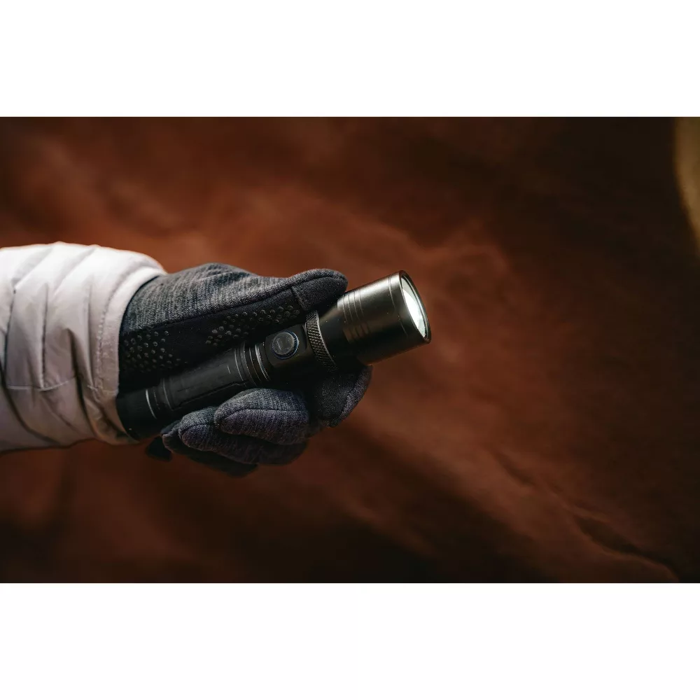 Compact USB Rechargeable Adjustable Focus Flashlight