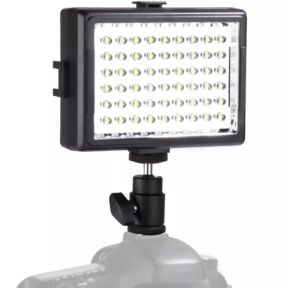 On-Camera LED Video Light Panel with Tunable Color Temperature