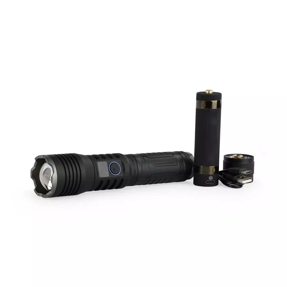 High Lumen Rechargeable Focusable Flashlight